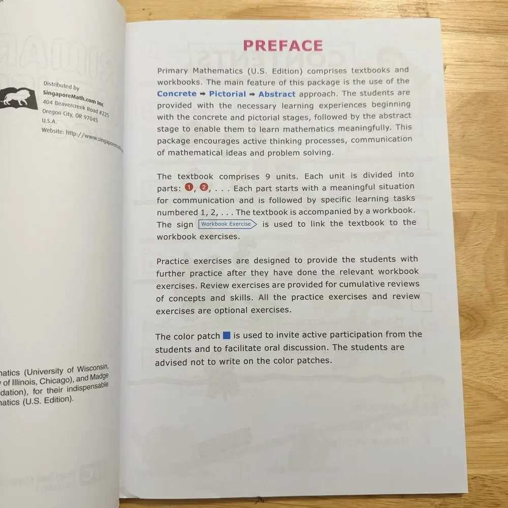 Primary Mathematics 1A Textbook Singapore Homeschool Curriculum Paperback Book